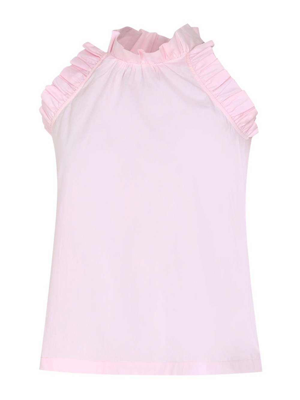 Pink-A-Boo Chaney Sleeveless Ruffle Top - Picture 4 of 12